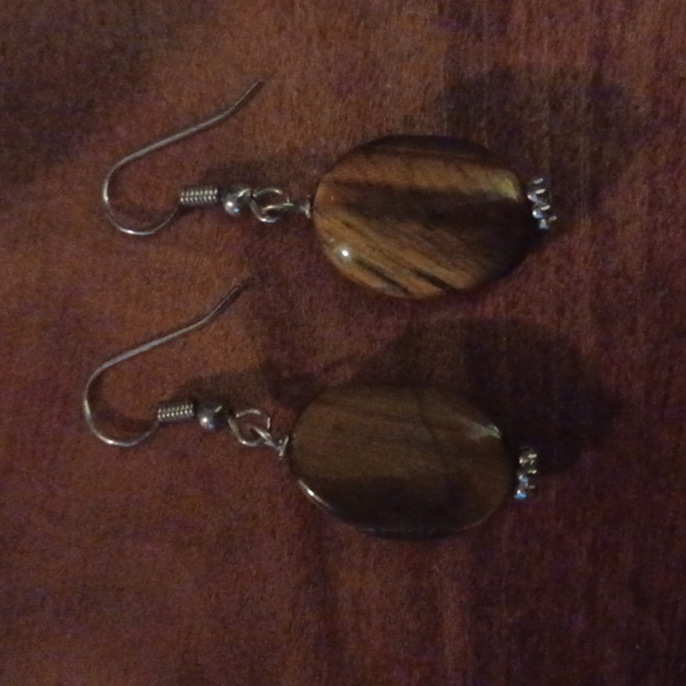 Tiger Eye Earring